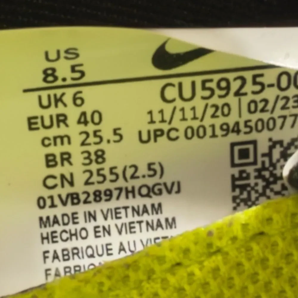 Nike women's Air Zoom SuperRep 2 black/white lace up sneakers size 8.5